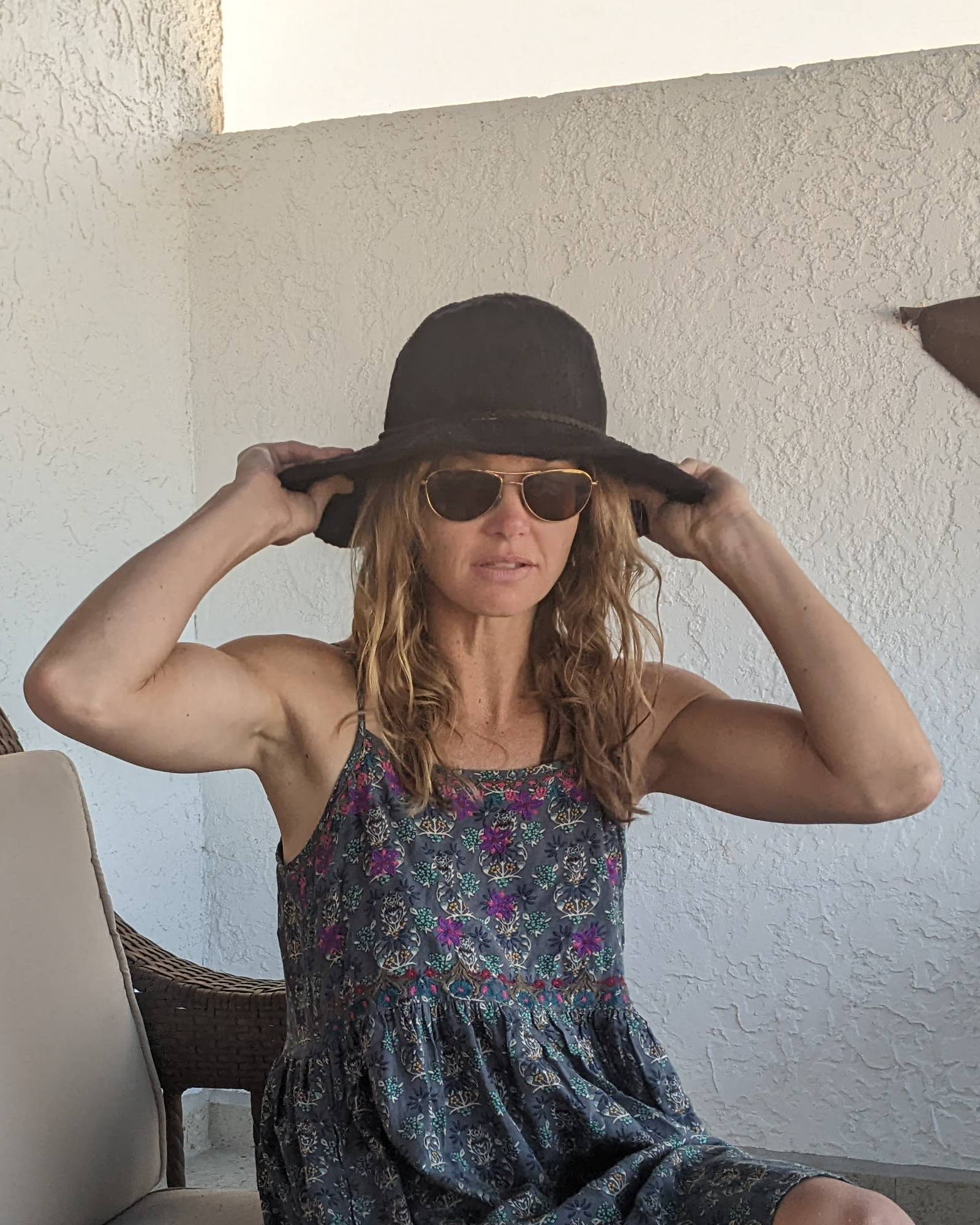 Sage Mercer beside a coop and flock illustration placeholder